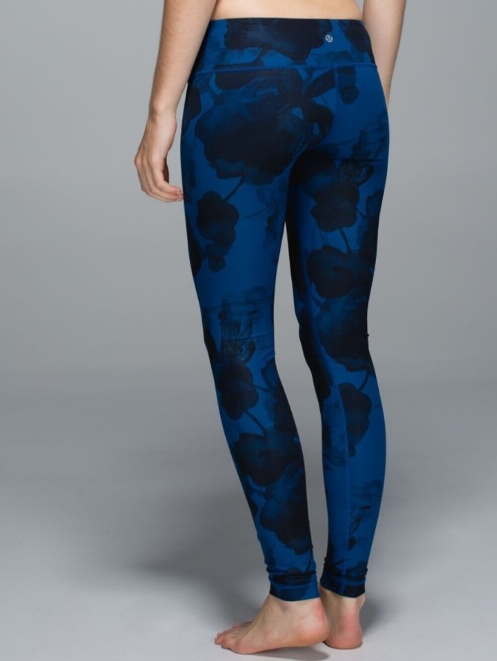 Lululemon Wunder Under Pant Full-On Luxtreme Jumbo Inky Floral Black Inkwell 10 - Picture 2 of 9